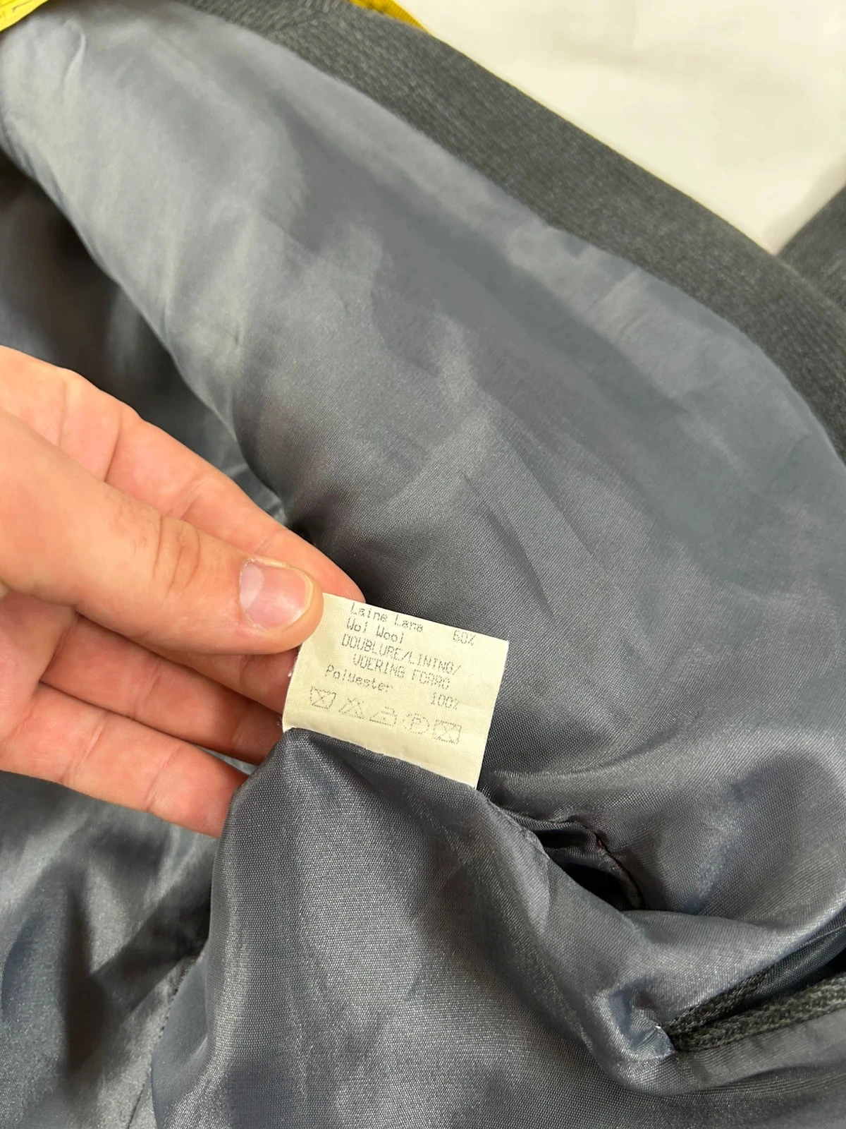Zwarte impasse blazer in kostuumstijl gemaakt in Frankrijk van wol – photo 15